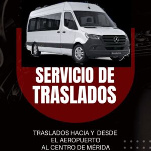 Traslado Aeropuerto - Centro de Mérida (20 personas)