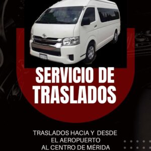 Traslado Aeropuerto - Centro de Mérida (5-9 personas)